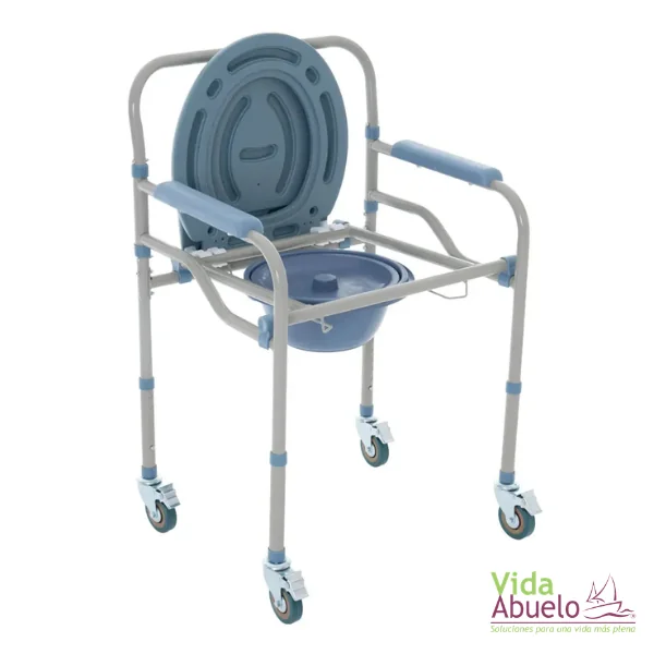 Silla comodo plegable con ruedas